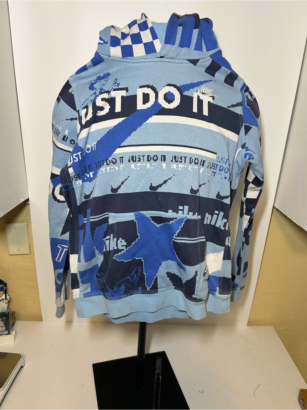 Nike Blue Graphic 'Just Do It' Kids Hoodie